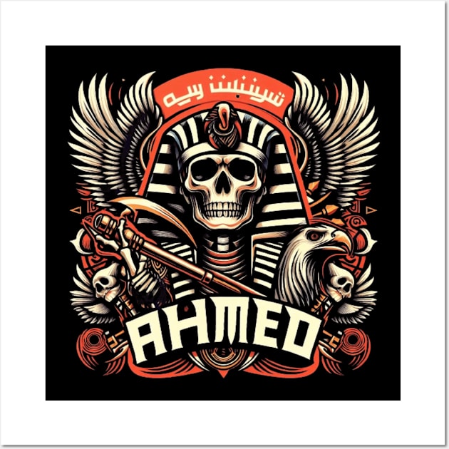 Ahmed The Egyptian Shirt Wall Art by KXW Wrestling x HRW Wrestling